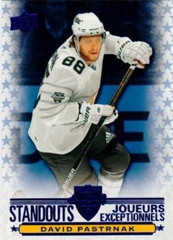 David Pastrnak 2020 Upper Deck Tim Hortons #AS-5 All Star Standouts RAW