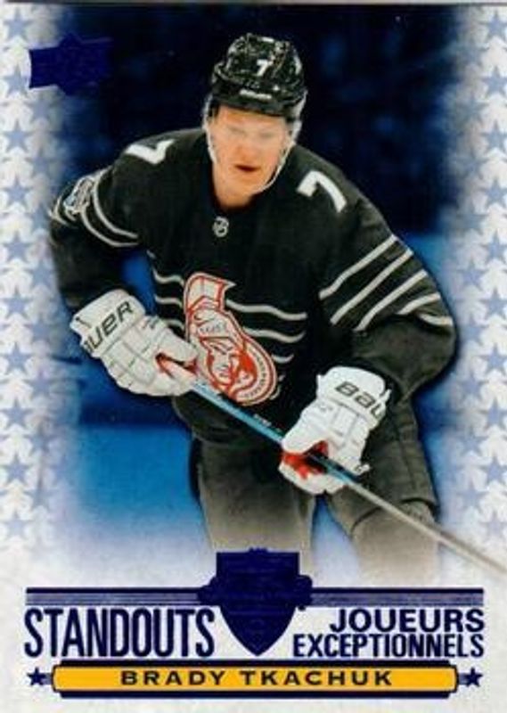 Brady Tkachuk 2020 Upper Deck Tim Hortons #AS-6 All Star Standouts RAW