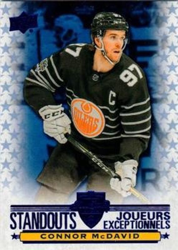 Connor McDavid 2020 Upper Deck Tim Hortons #AS-1 All Star Standouts RAW