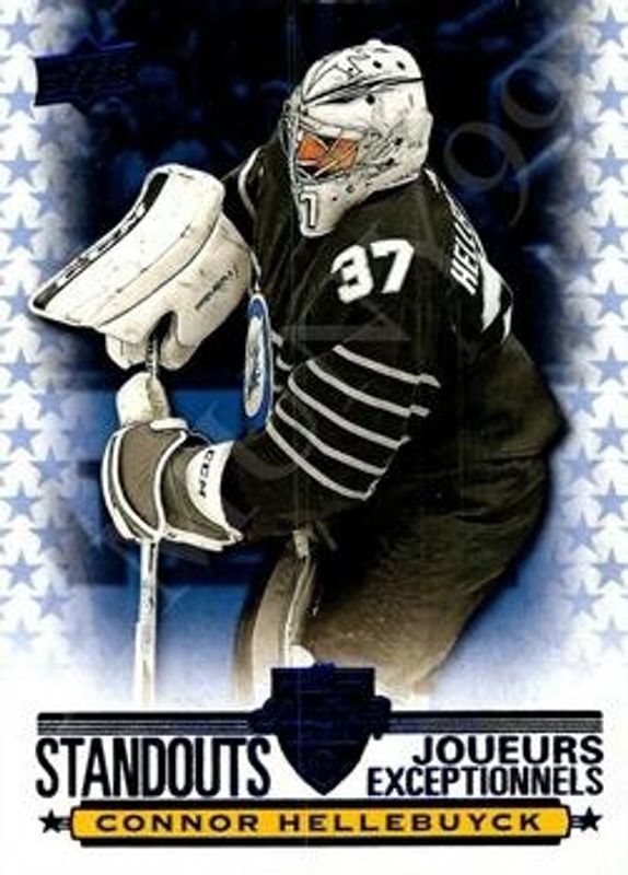 Connor Hellebuyck 2020 Upper Deck Tim Hortons #AS-8 All Star Standouts RAW
