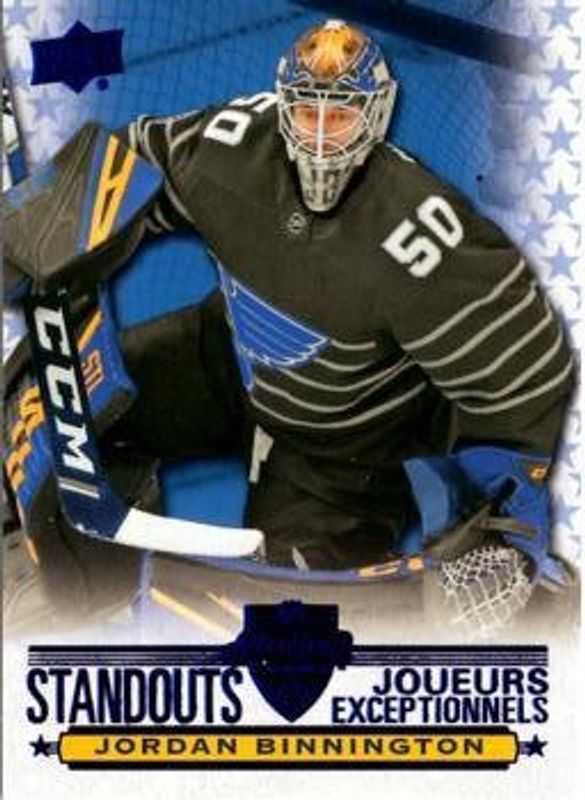 Jordan Binnington 2020 Upper Deck Tim Hortons #AS-11 All Star Standouts RAW