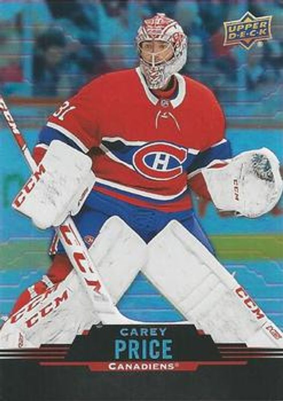Carey Price 2020 Upper Deck Tim Hortons #31 Base RAW