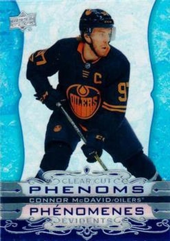 Connor McDavid 2020 Upper Deck Tim Hortons #CC-1 Clear Cut Phenoms RAW