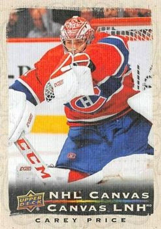 Carey Price 2020 Upper Deck Tim Hortons #C-11 NHL Canvas RAW