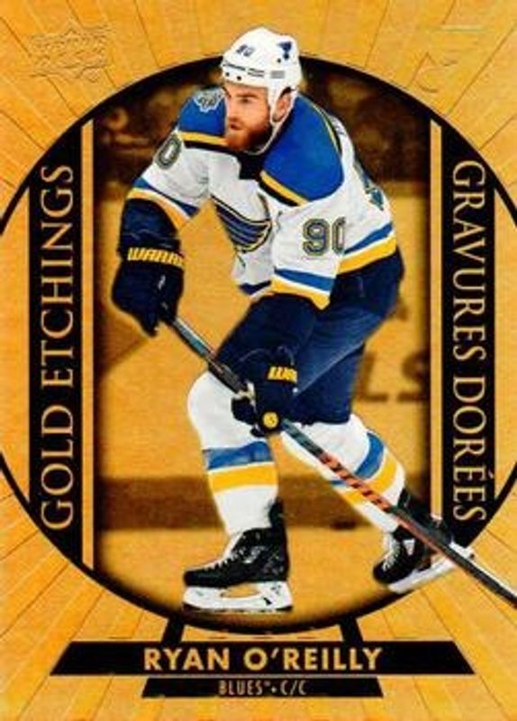 Ryan O'Reilly 2020 Upper Deck Tim Hortons #G-7 Gold Etchings RAW