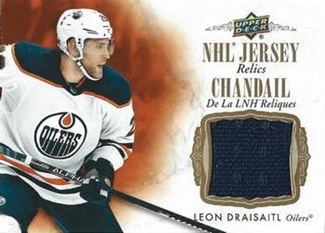 Leon Draisaitl 2020 Upper Deck Tim Hortons #J-LD NHL Jersey Relics RAW