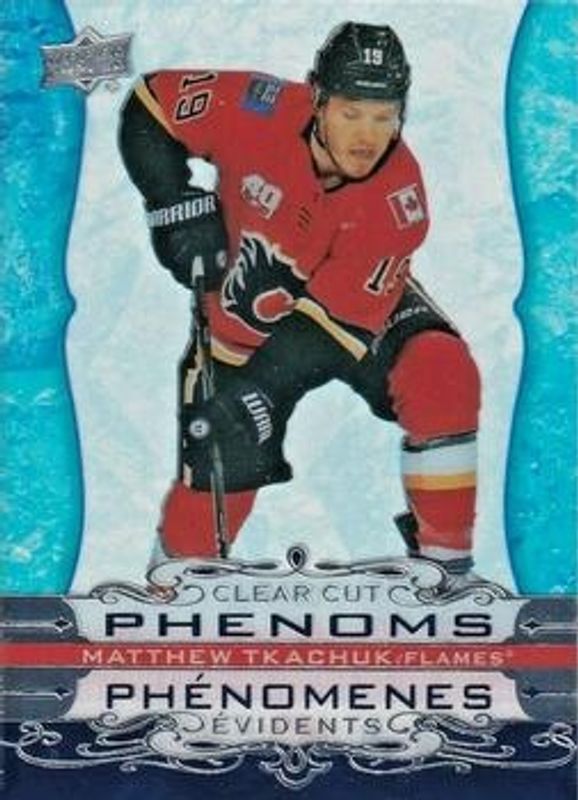 Matthew Tkachuk 2020 Upper Deck Tim Hortons #CC-4 Clear Cut Phenoms RAW