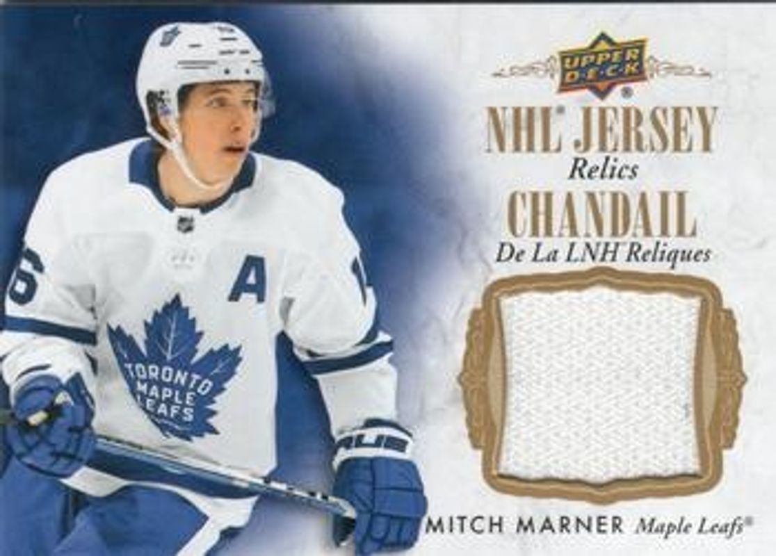 Mitch Marner 2020 Upper Deck Tim Hortons #J-MM NHL Jersey Relics RAW