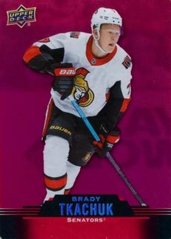 Brady Tkachuk 2020 Upper Deck Tim Hortons #DC-3 Red Die-Cut RAW