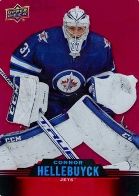 Connor Hellebuyck 2020 Upper Deck Tim Hortons #DC-26 Red Die-Cut RAW