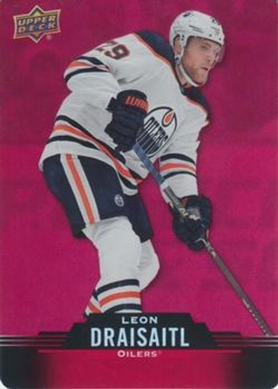 Leon Draisaitl 2020 Upper Deck Tim Hortons #DC-38 Red Die-Cut RAW