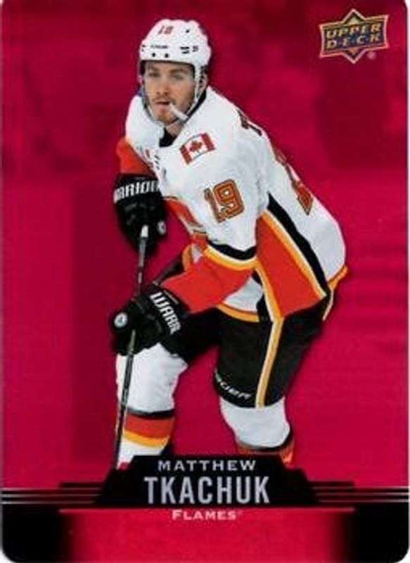 Matthew Tkachuk 2020 Upper Deck Tim Hortons #DC-12 Red Die-Cut RAW