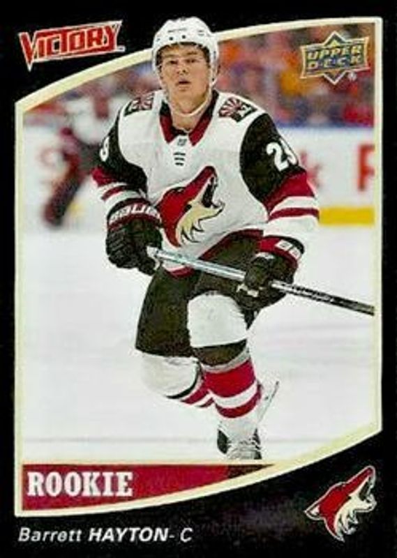 Barrett Hayton 2020 Upper Deck Spring Promotion #V-28 Victory Black Rookies RAW