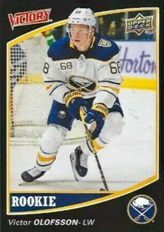 Victor Olofsson 2020 Upper Deck Spring Promotion #V-27 Victory Black Rookies RAW