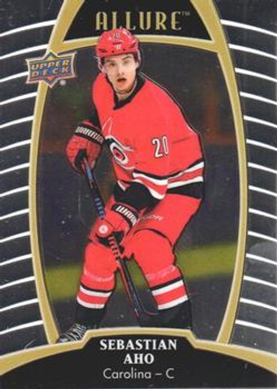 Sebastian Aho 2019 Upper Deck Allure #4 Base RAW