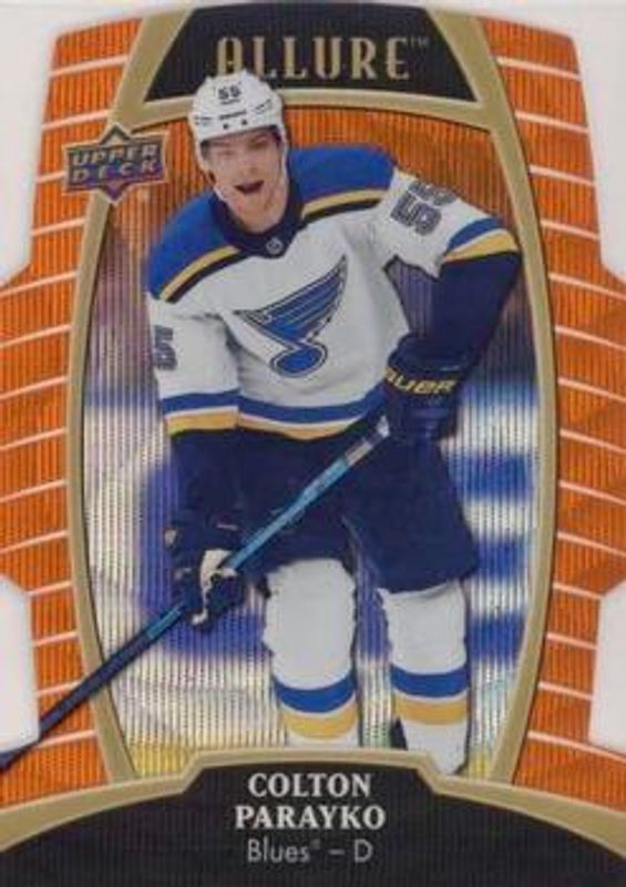 Colton Parayko 2019 Upper Deck Allure #52 Orange Slice /199 RAW