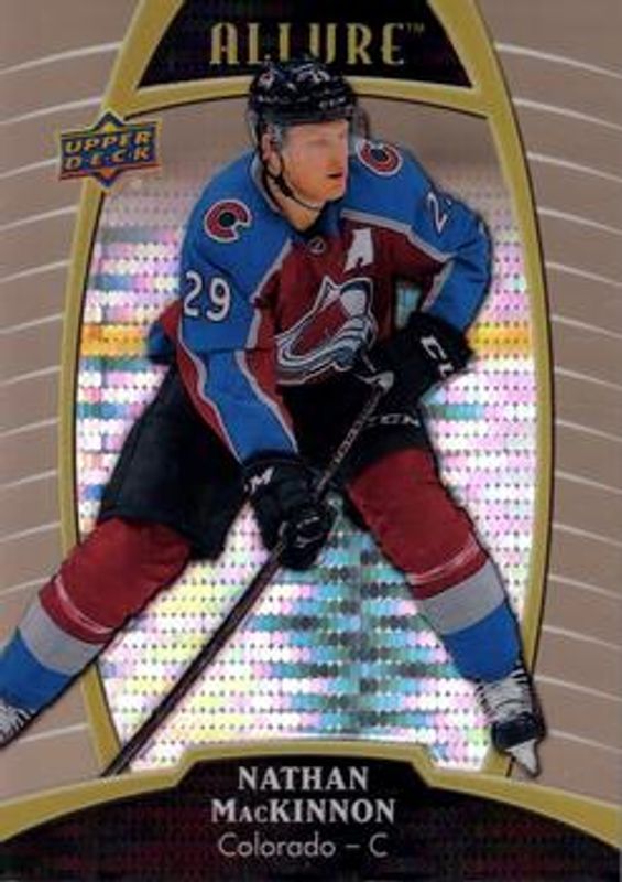 Nathan MacKinnon 2019 Upper Deck Allure #42 Pewter RAW