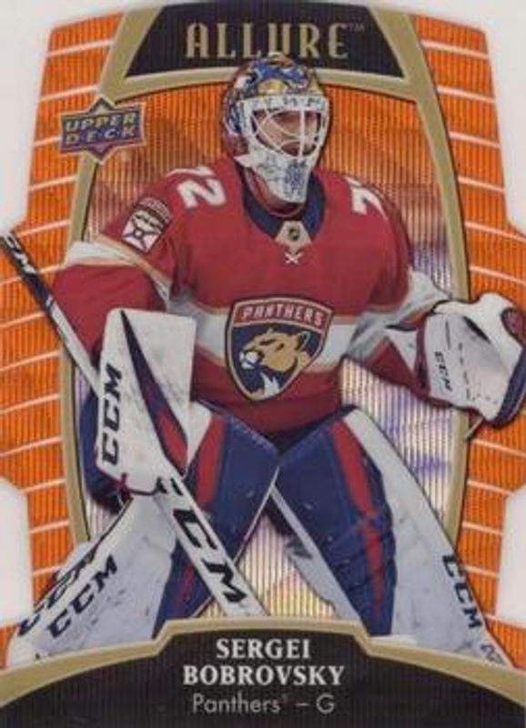 Sergei Bobrovsky 2019 Upper Deck Allure #3 Orange Slice /199 RAW