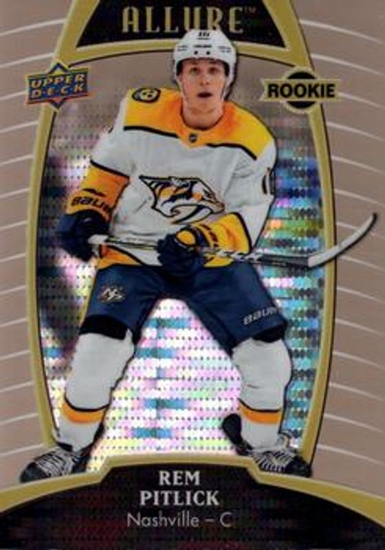 Rem Pitlick 2019 Upper Deck Allure #67 Pewter Rookie RAW
