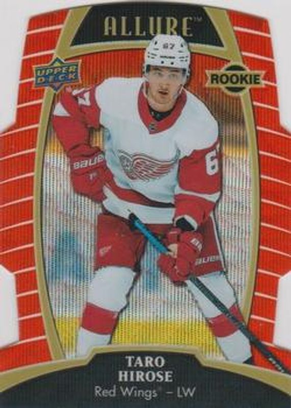 Taro Hirose 2019 Upper Deck Allure #75 Orange Slice /199 Rookie RAW