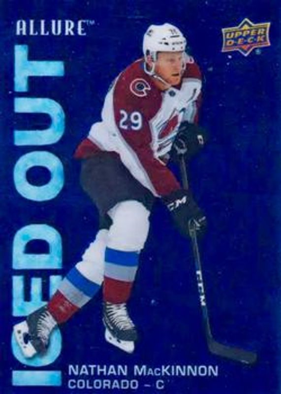 Nathan MacKinnon 2019 Upper Deck Allure #IO-NM Iced Out RAW