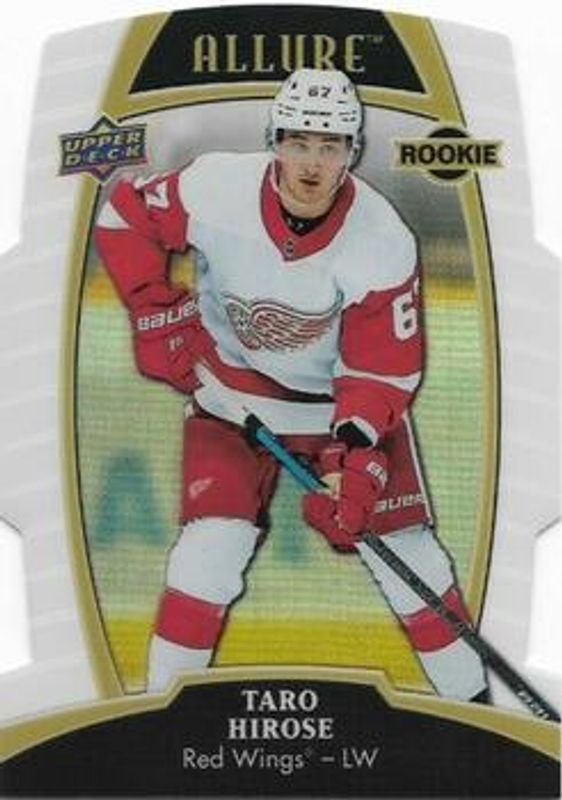 Taro Hirose 2019 Upper Deck Allure #75 White Rainbow Rookie RAW