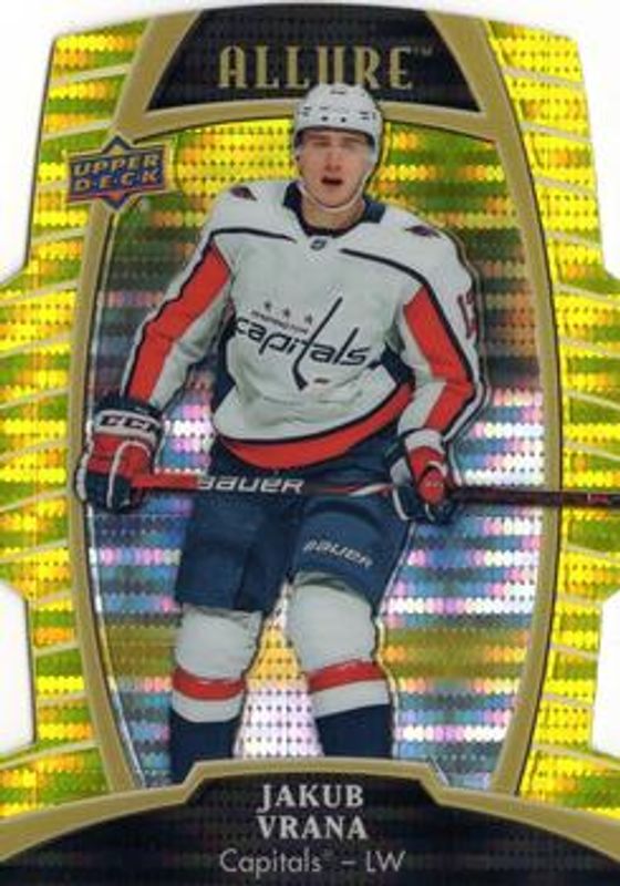 Jakub Vrana 2019 Upper Deck Allure #32 Yellow Taxi RAW