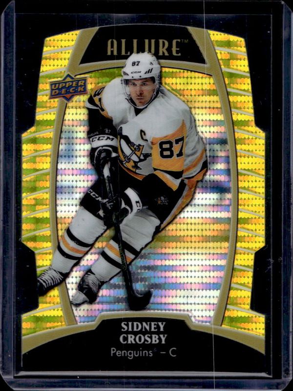 Sidney Crosby 2019 Upper Deck Allure #36 Yellow Taxi RAW
