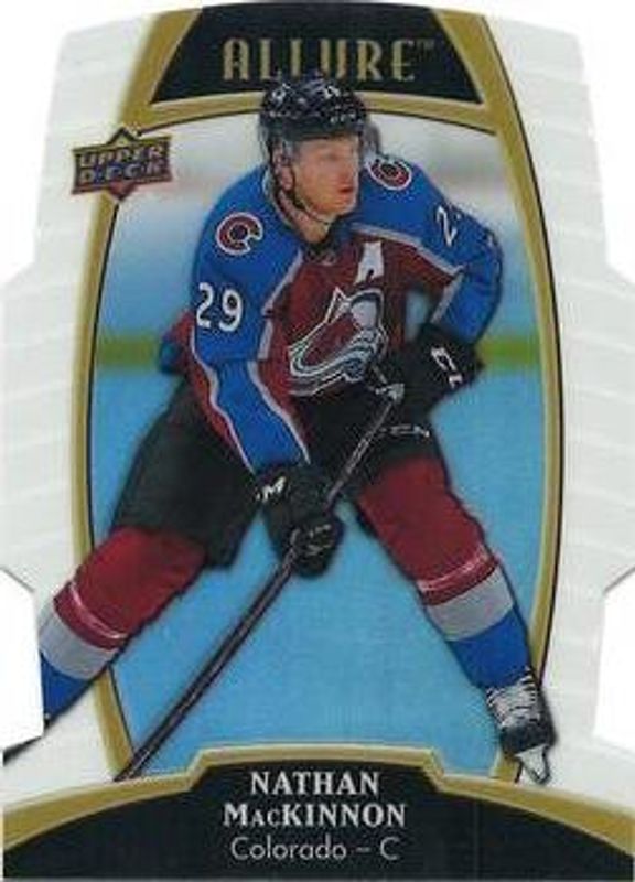 Nathan MacKinnon 2019 Upper Deck Allure #42 White Rainbow RAW