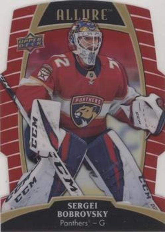 Sergei Bobrovsky 2019 Upper Deck Allure #3 Red Rainbow RAW