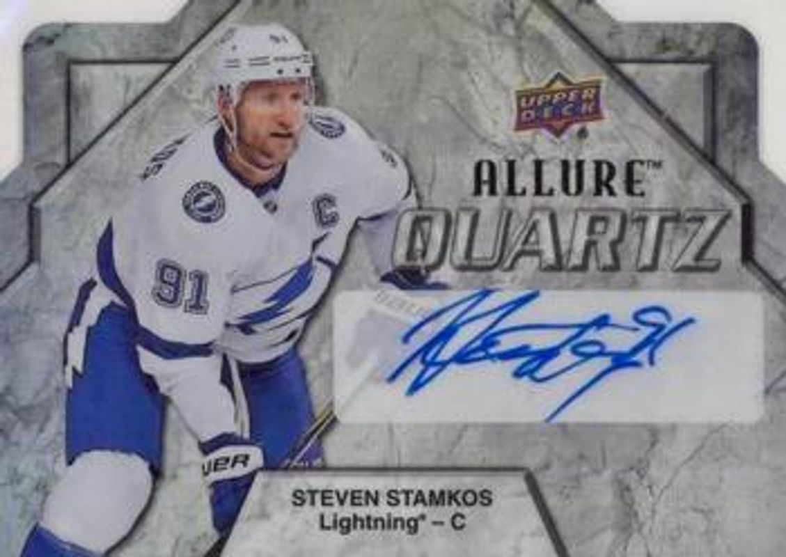 Steven Stamkos 2019 Upper Deck Allure #AQ-SS Quartz Autographs RAW