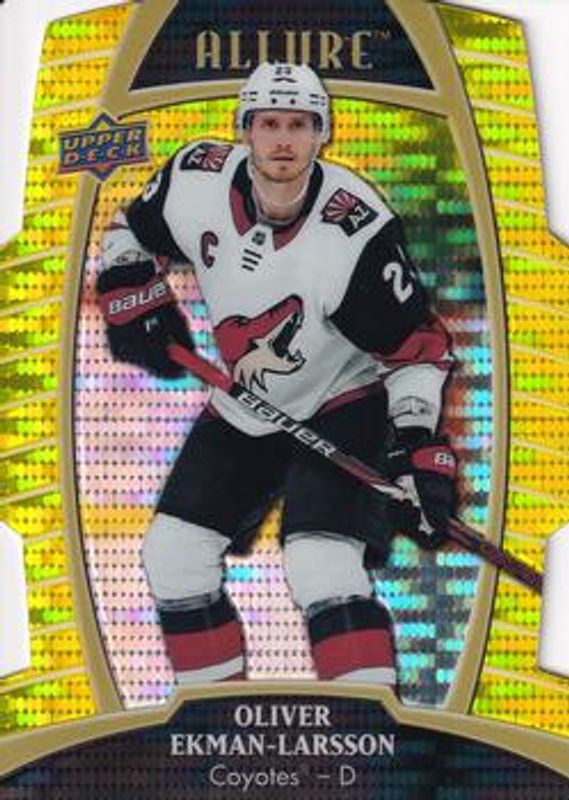 Oliver Ekman-Larsson 2019 Upper Deck Allure #47 Yellow Taxi RAW