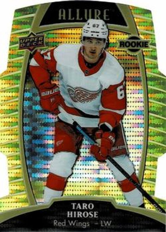 Taro Hirose 2019 Upper Deck Allure #75 Yellow Taxi Rookie RAW