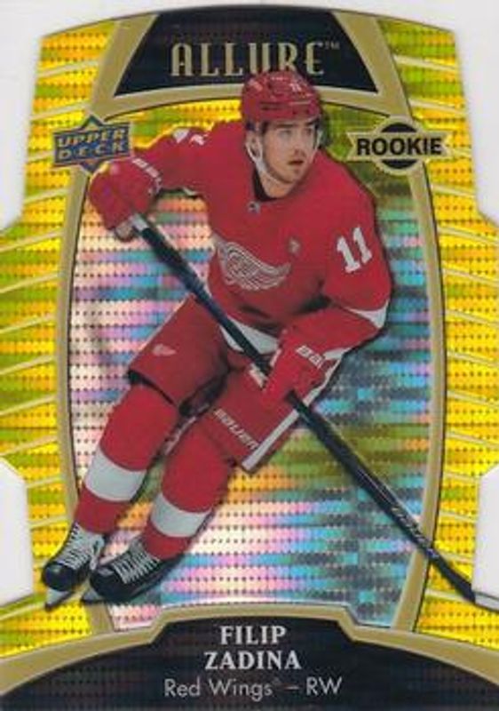 Filip Zadina 2019 Upper Deck Allure #81 Yellow Taxi Rookie RAW