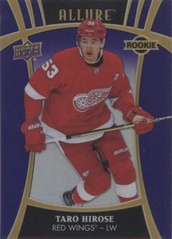 Taro Hirose 2019 Upper Deck Allure #122 Purple Diamond /10 Rookie RAW