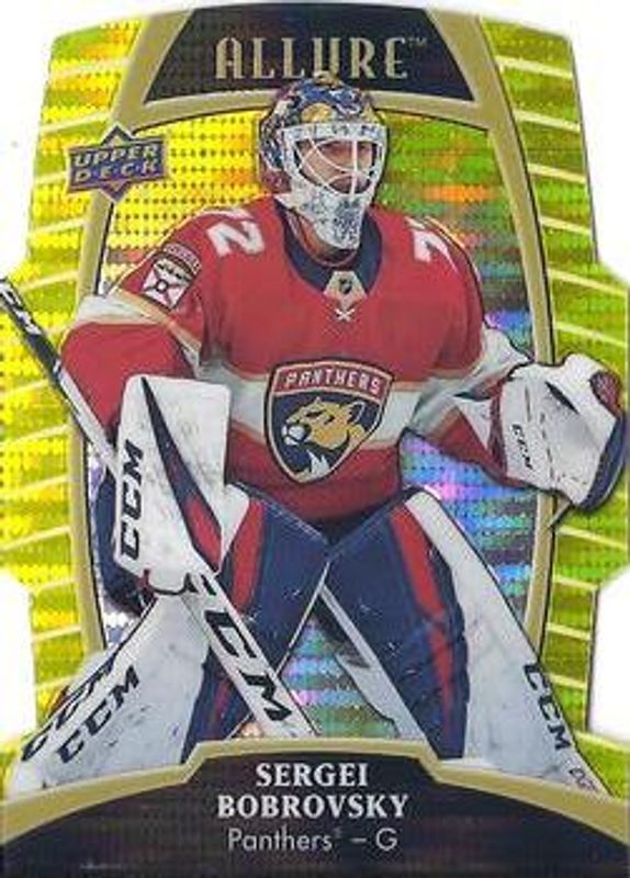 Sergei Bobrovsky 2019 Upper Deck Allure #3 Yellow Taxi RAW