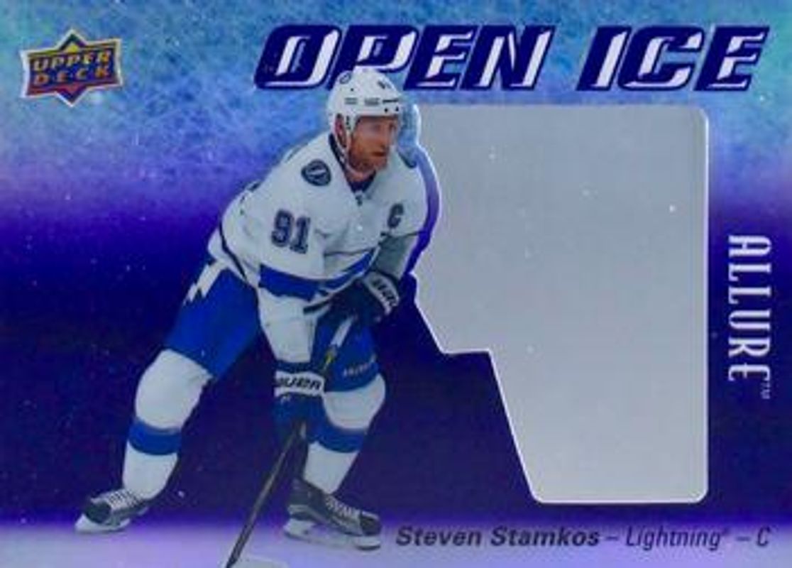 Steven Stamkos 2019 Upper Deck Allure #OI-SS Open Ice Purple /10 RAW