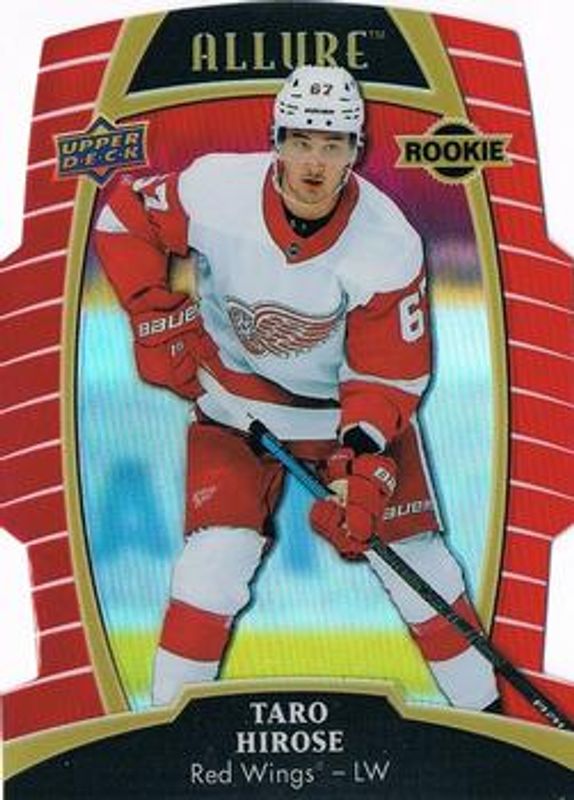 Taro Hirose 2019 Upper Deck Allure #75 Red Rainbow Rookie RAW