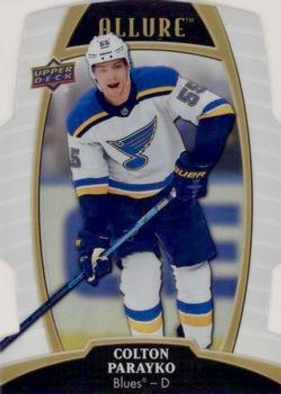 Colton Parayko 2019 Upper Deck Allure #52 White Rainbow RAW