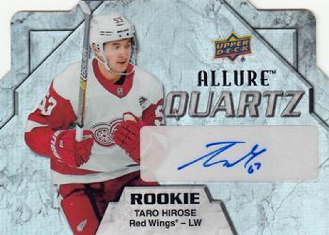Taro Hirose 2019 Upper Deck Allure #AQR-TH Quartz Rookie Autographs RAW