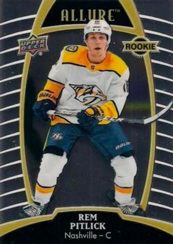 Rem Pitlick 2019 Upper Deck Allure #67 Base Rookie RAW