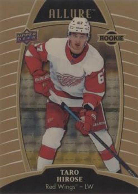 Taro Hirose 2019 Upper Deck Allure #75 Golden Treasures /1 Rookie RAW