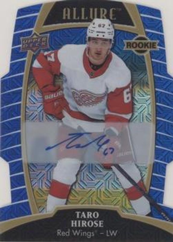 Taro Hirose 2019 Upper Deck Allure #75 Blue Line Autographs /35 Rookie RAW