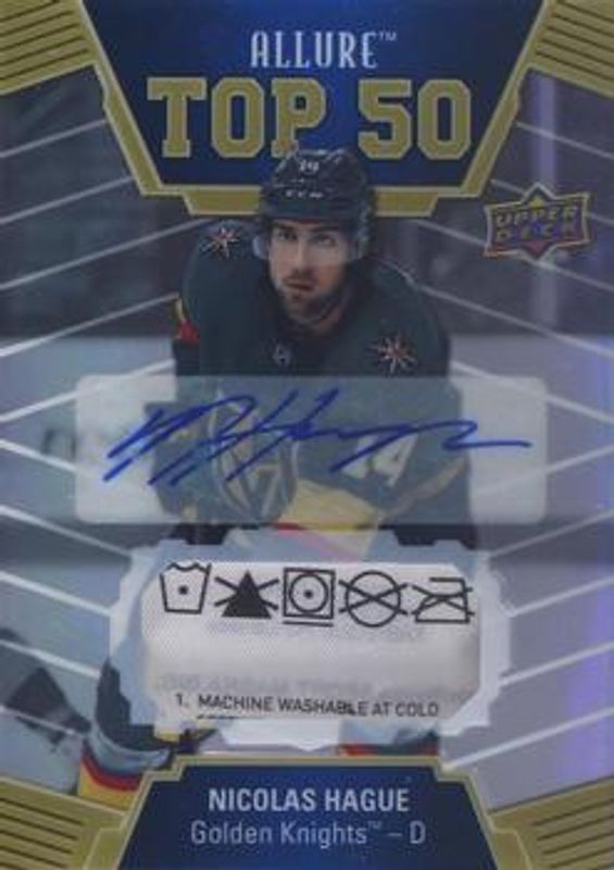 2019 Upper Deck Allure #T50-45 Top 50 Autographs Tag Relics /1