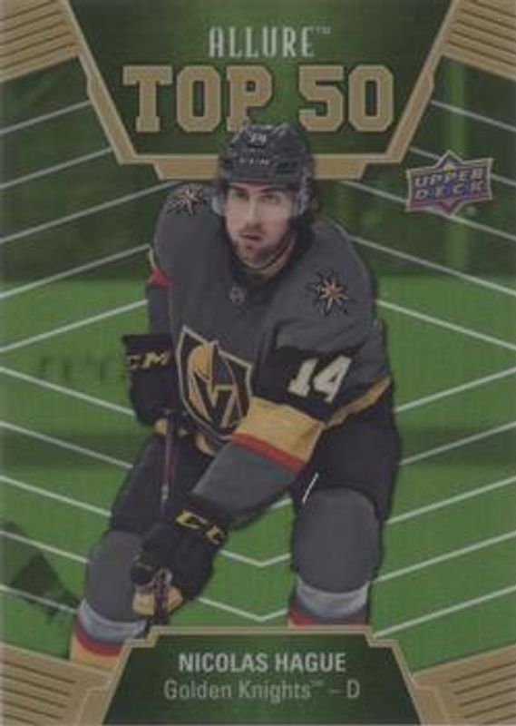 2019 Upper Deck Allure #T50-45 Top 50 Green /50