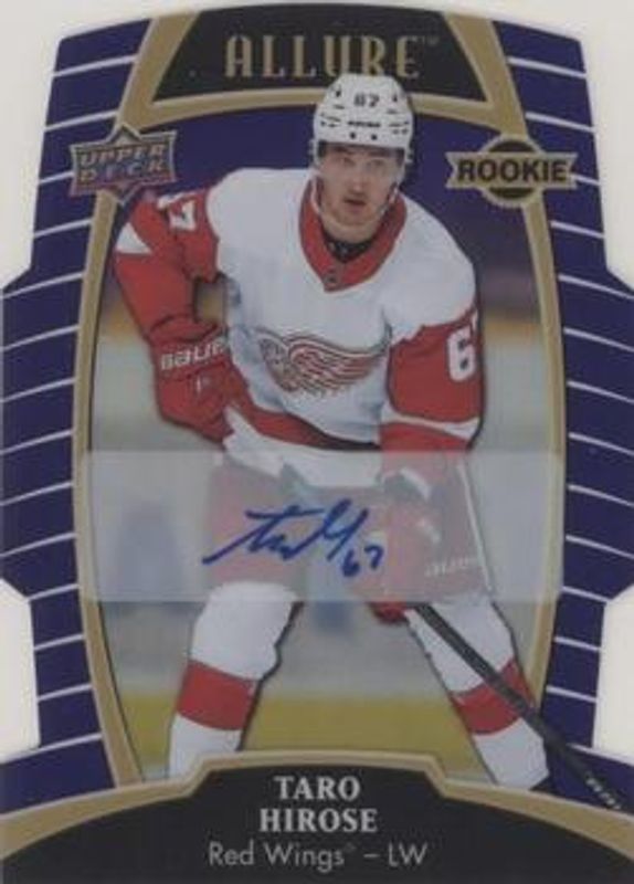 Taro Hirose 2019 Upper Deck Allure #75 Purple Diamond Autographs /10 Rookie RAW