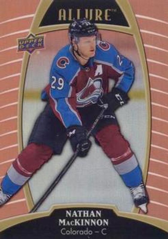 Nathan MacKinnon 2019 Upper Deck Allure #42 Sunset RAW