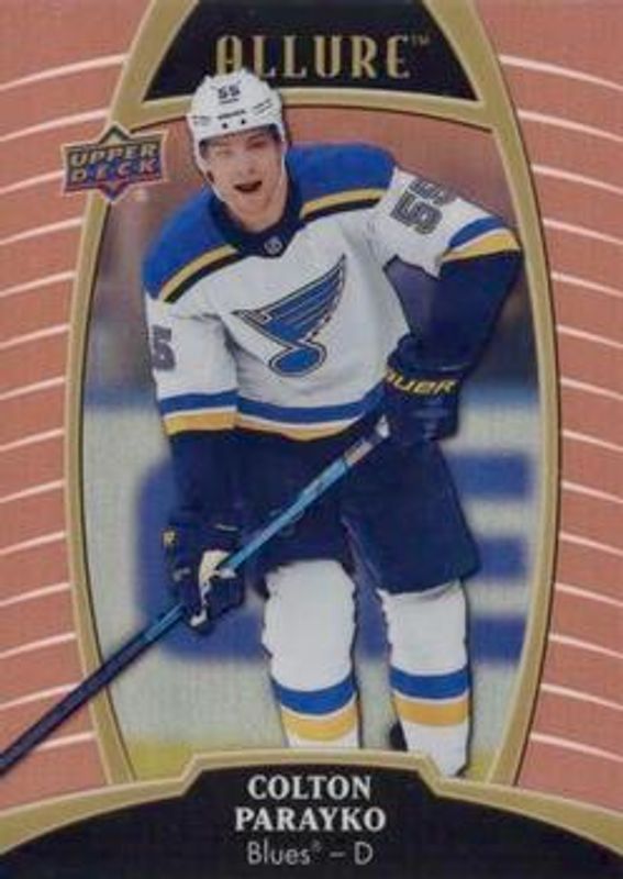Colton Parayko 2019 Upper Deck Allure #52 Sunset RAW