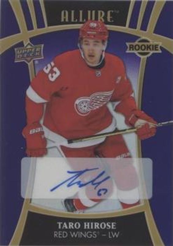 Taro Hirose 2019 Upper Deck Allure #122 Purple Diamond Autographs /10 Rookie RAW