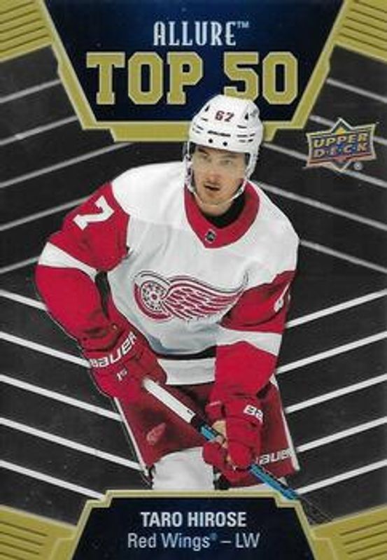 Taro Hirose 2019 Upper Deck Allure #T50-11 Top 50 Rookie RAW